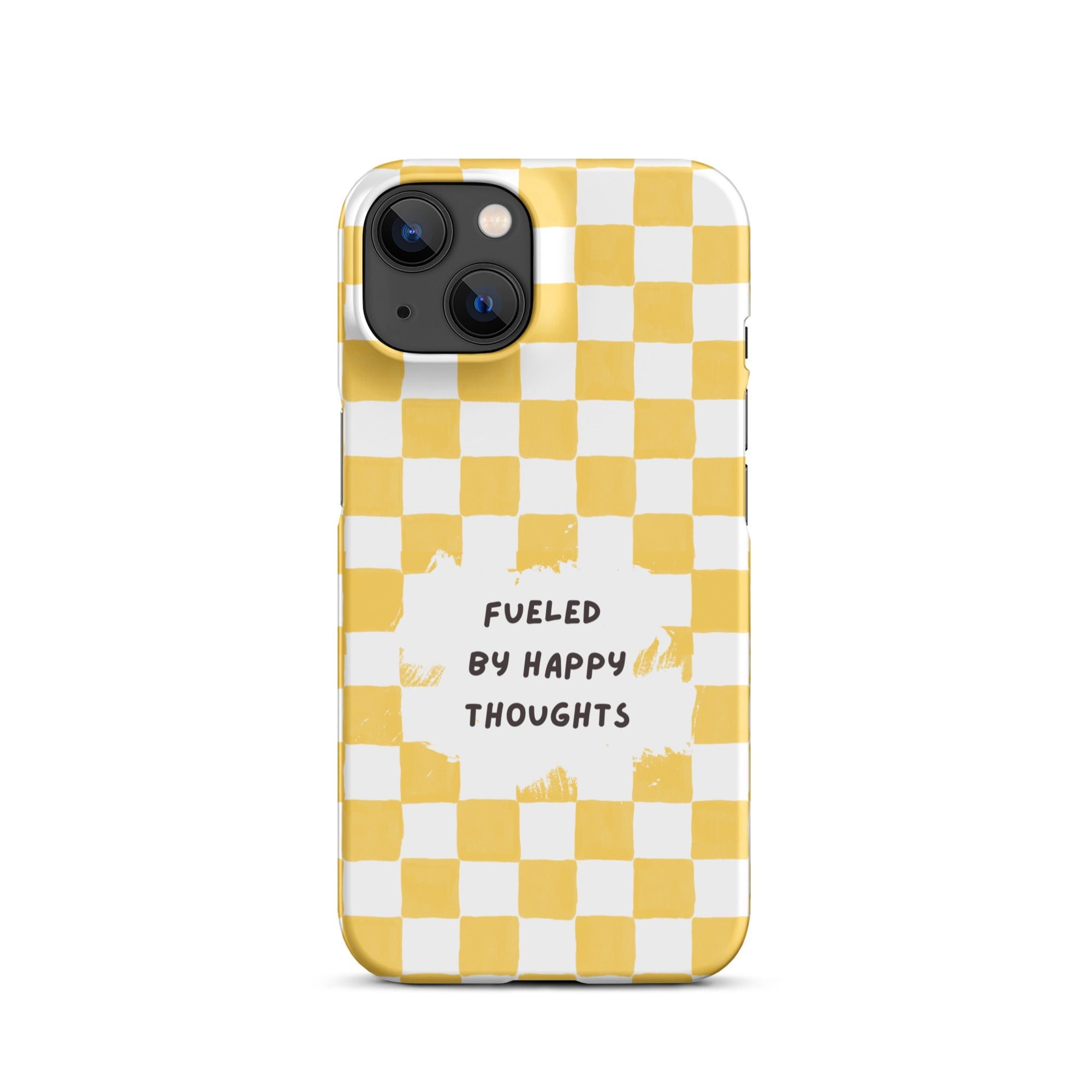 "Fueled By Happy Thoughts" iPhone Snap Case - Phone Case - Lufora