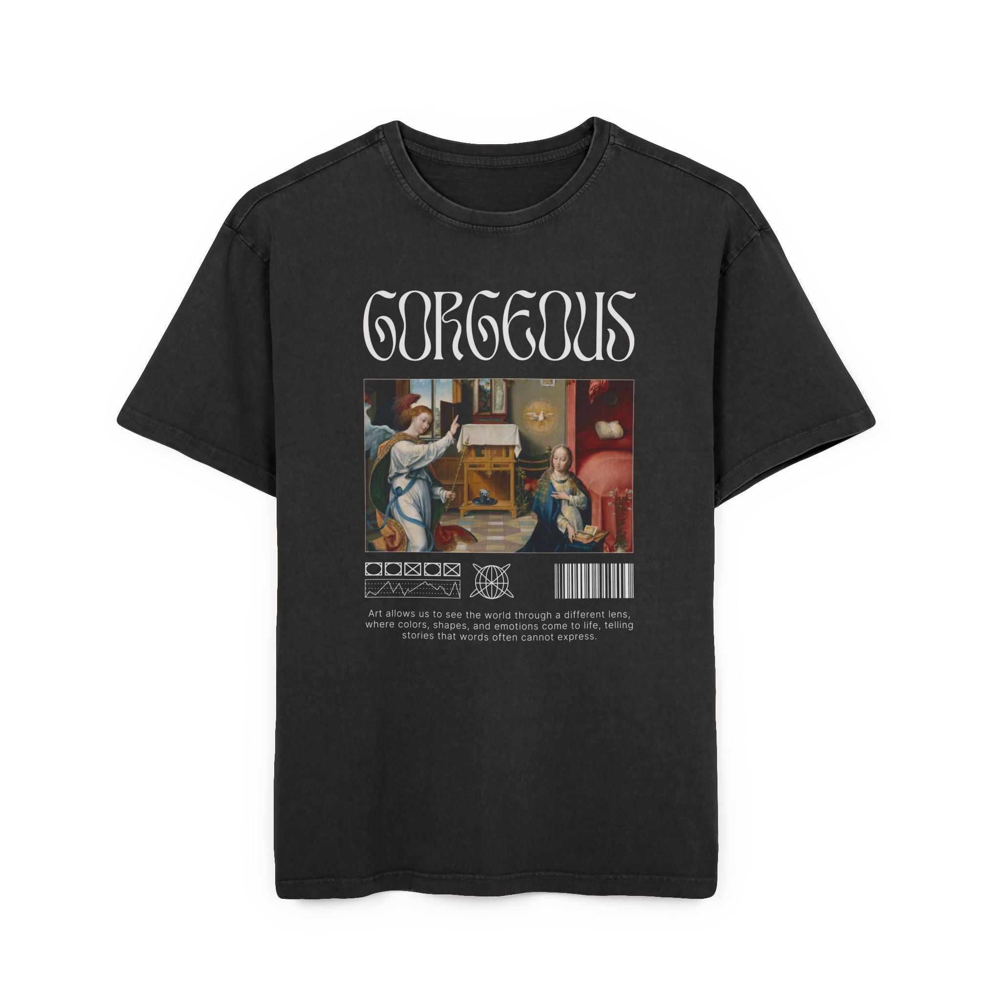"Gorgeous" Unisex Oversized T-Shirt - T-Shirt - Lufora