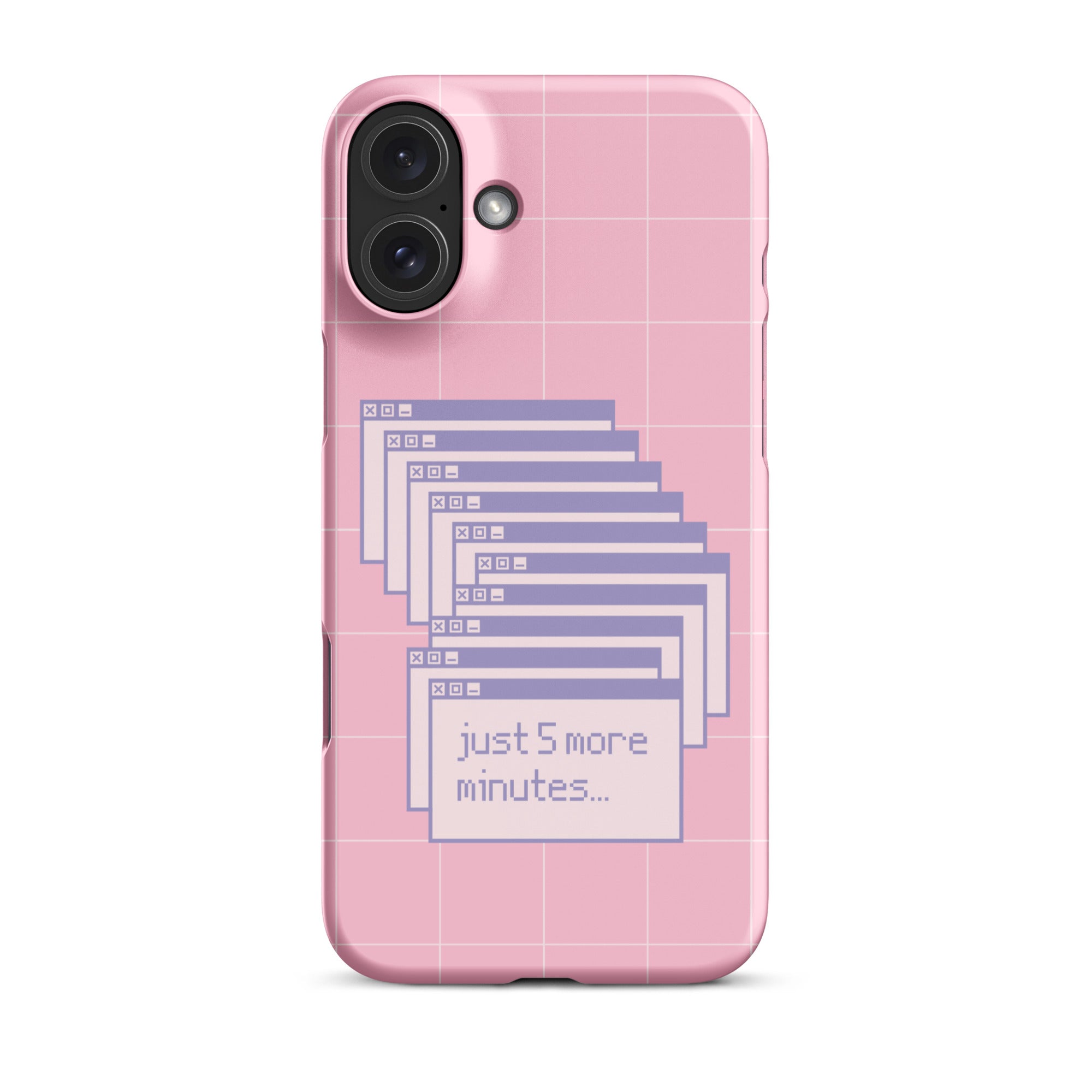 "Just 5 More Minutes" iPhone Snap Case - Phone Case - Lufora