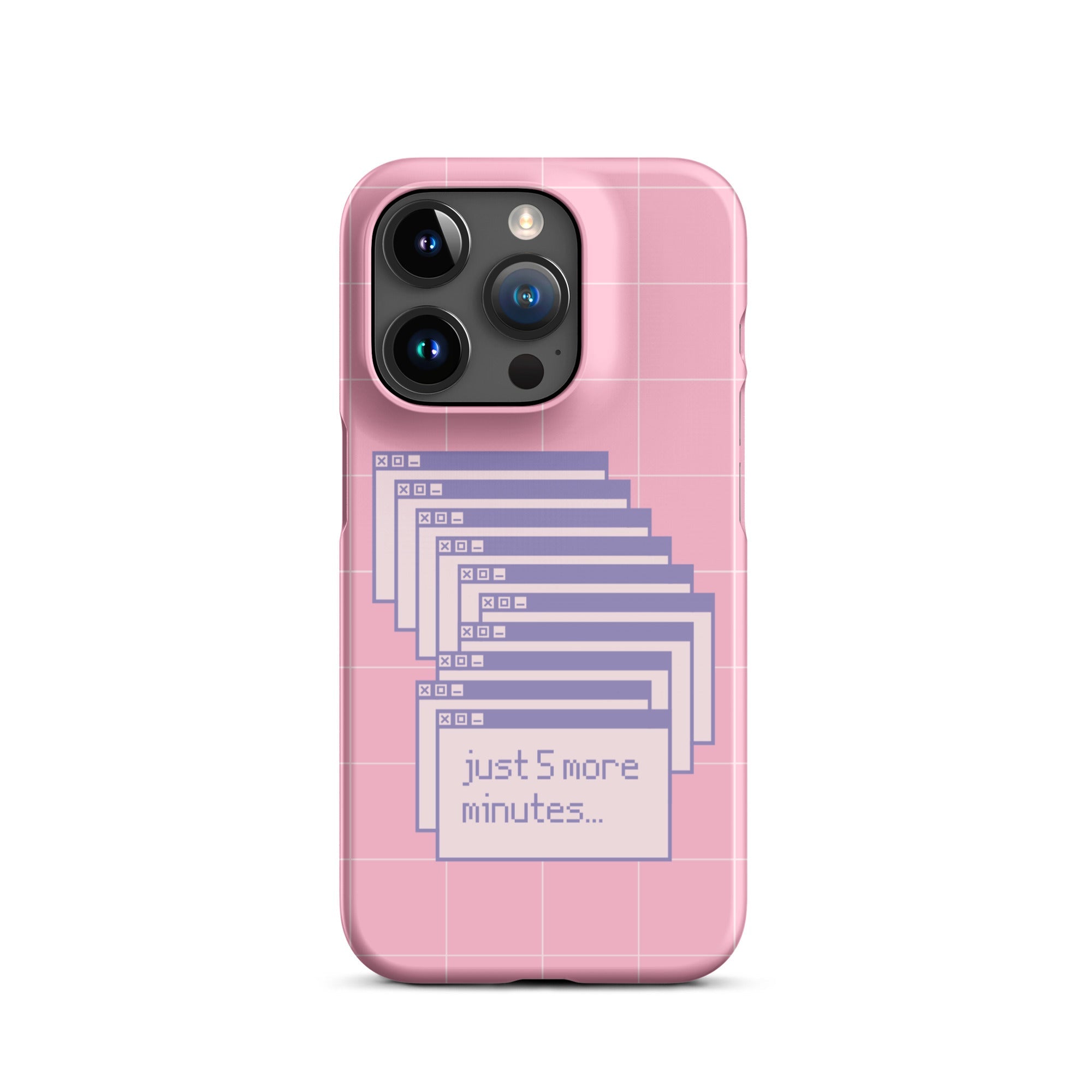 "Just 5 More Minutes" iPhone Snap Case - Phone Case - Lufora