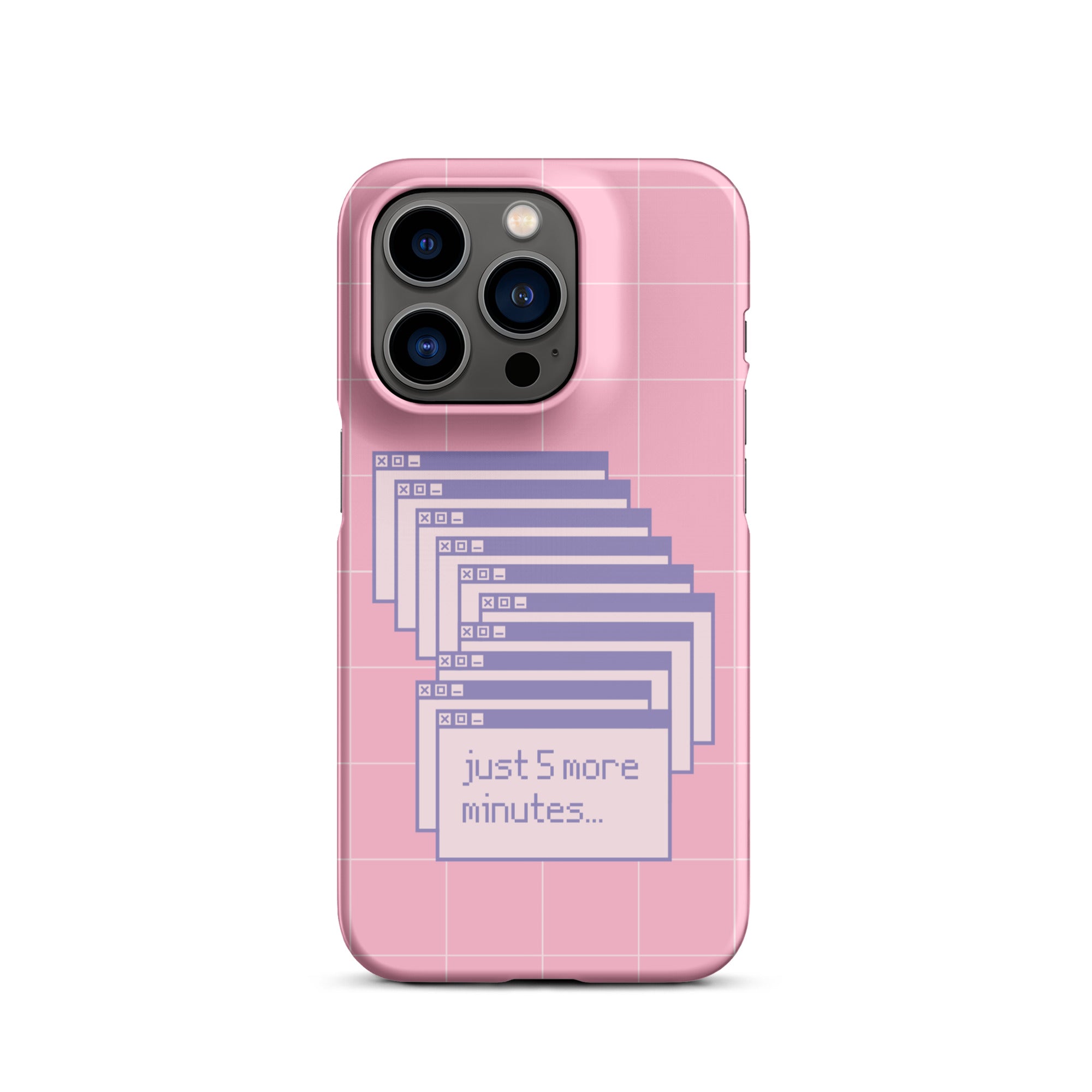 "Just 5 More Minutes" iPhone Snap Case - Phone Case - Lufora