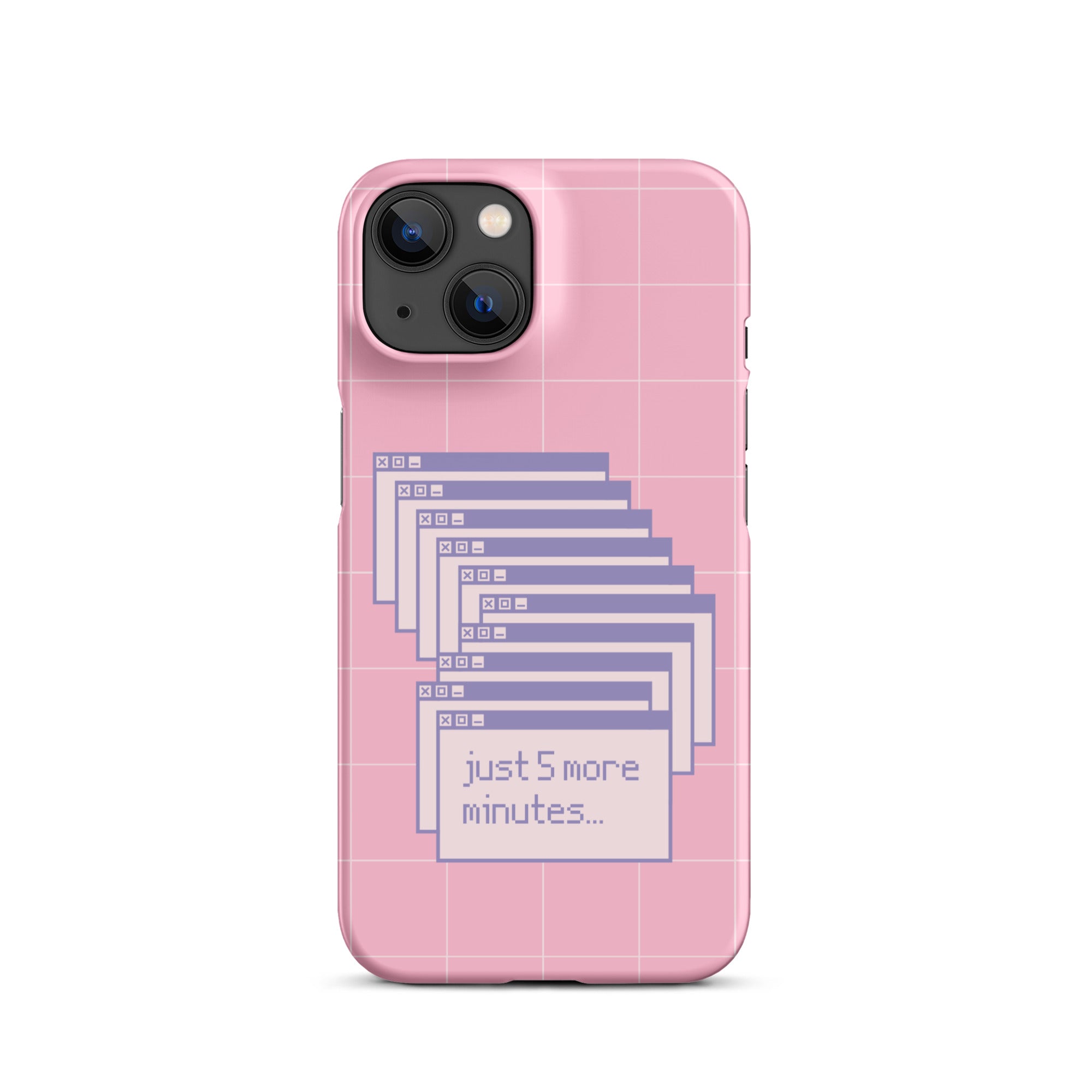 "Just 5 More Minutes" iPhone Snap Case - Phone Case - Lufora