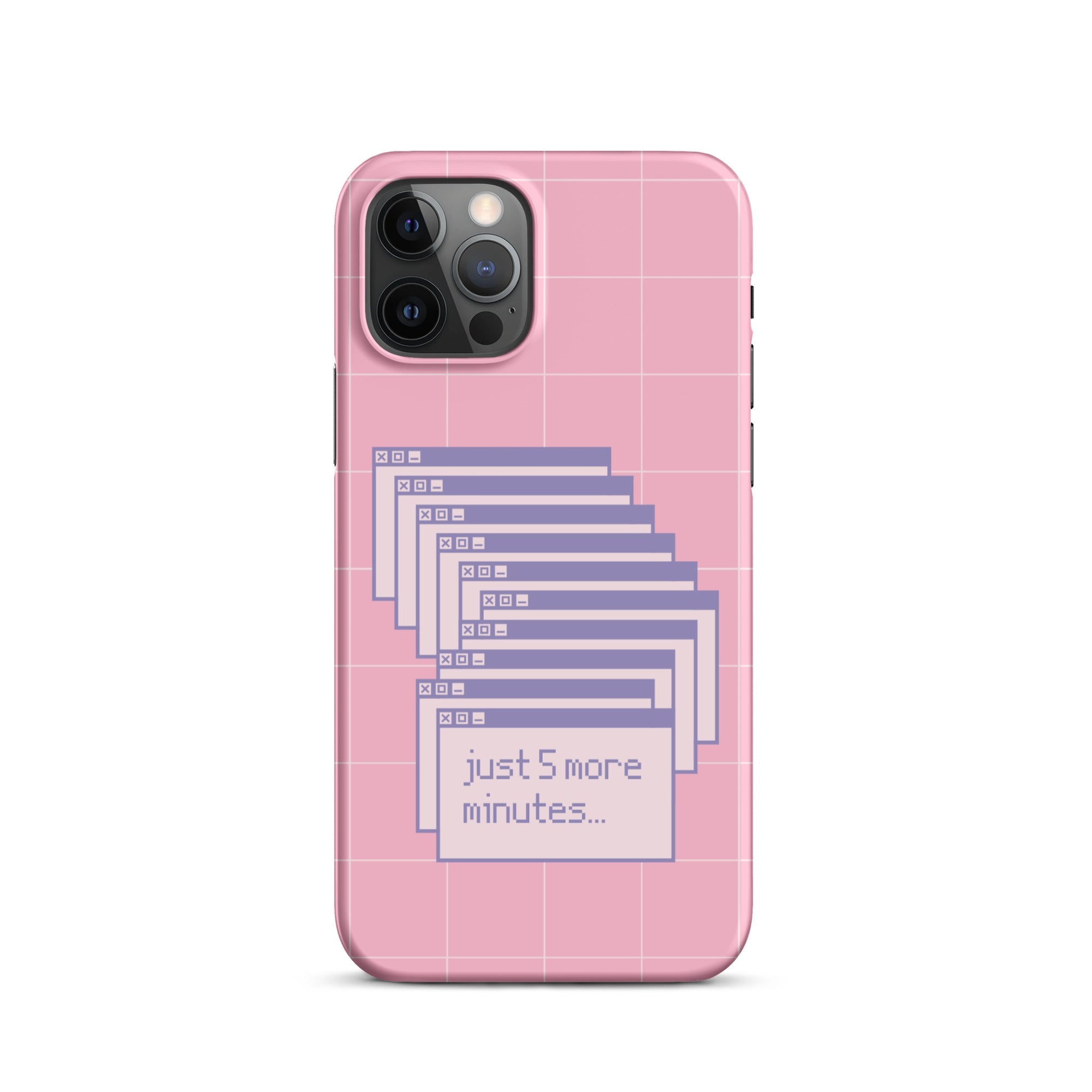 "Just 5 More Minutes" iPhone Snap Case - Phone Case - Lufora