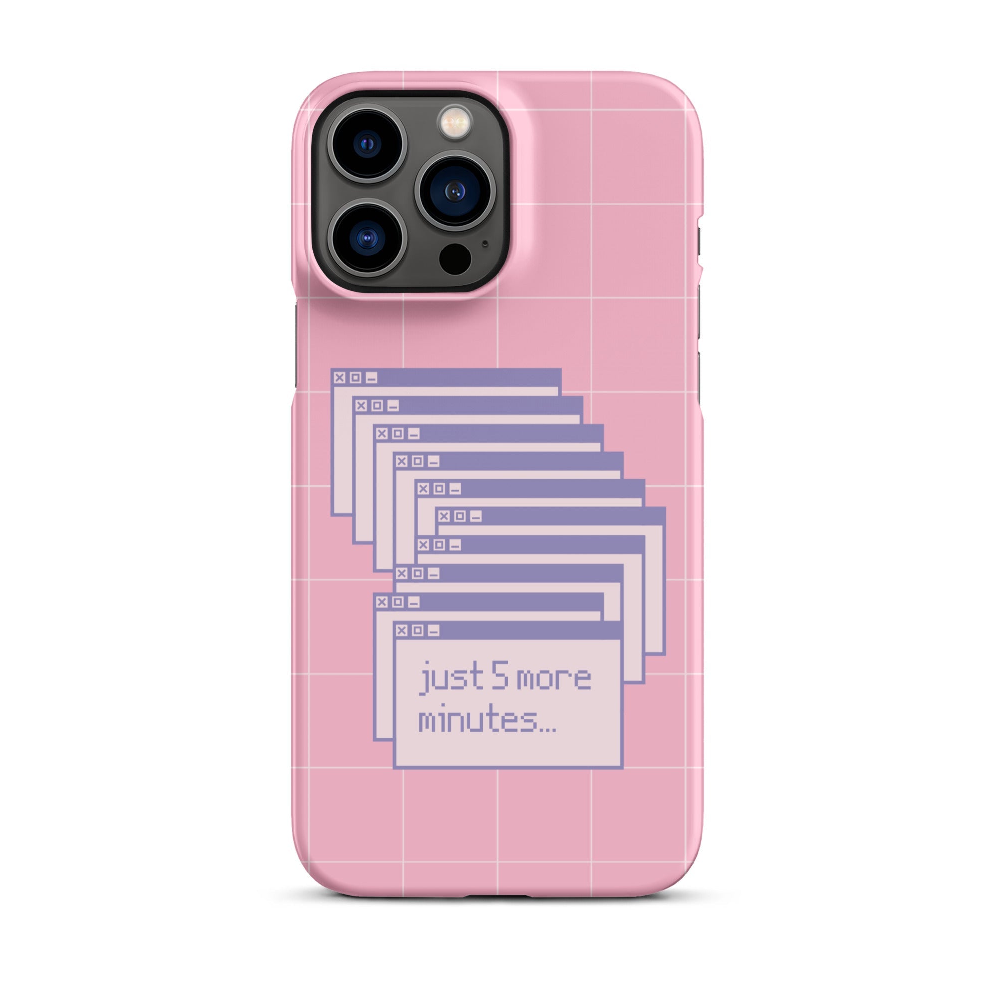"Just 5 More Minutes" iPhone Snap Case - Phone Case - Lufora