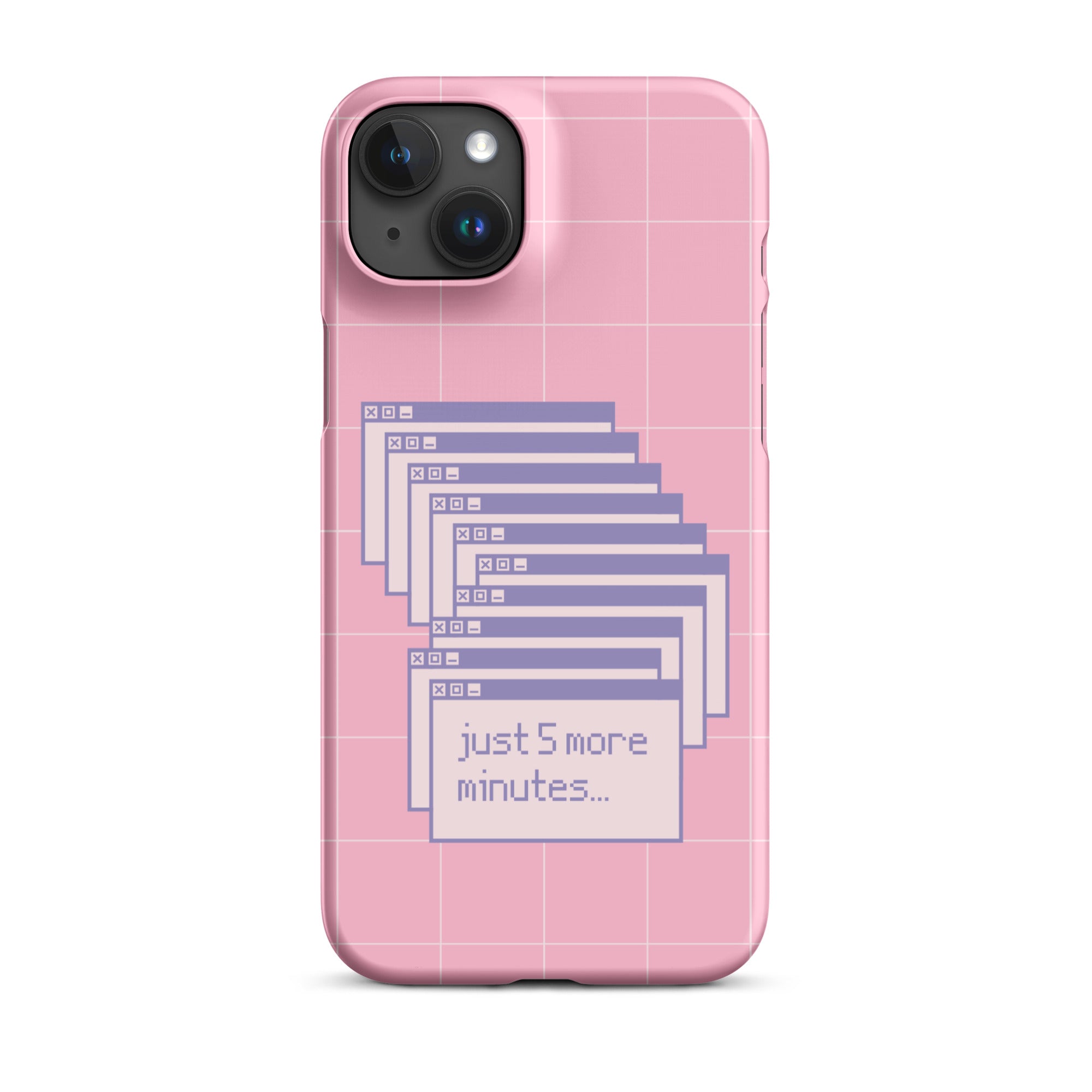 "Just 5 More Minutes" iPhone Snap Case - Phone Case - Lufora