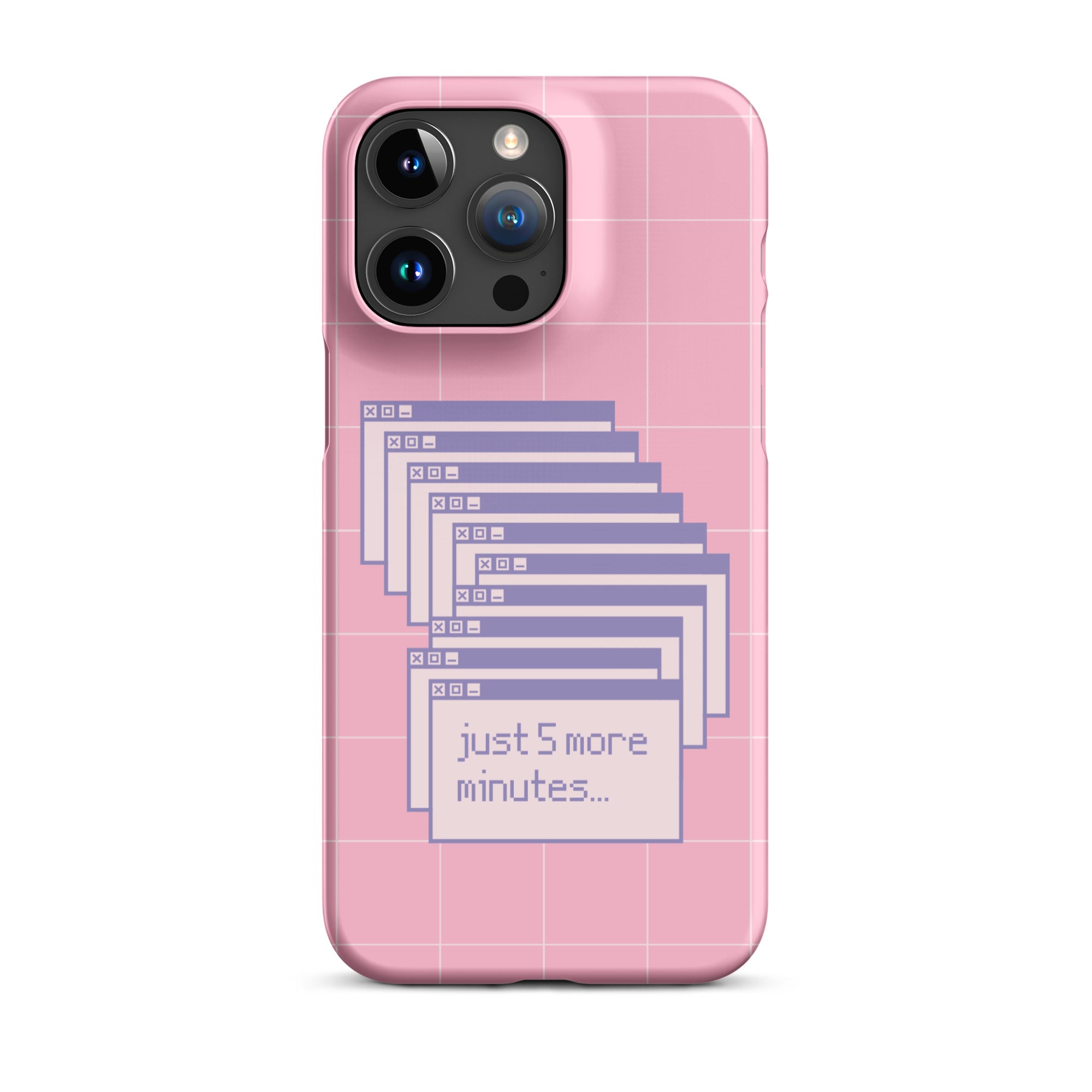 "Just 5 More Minutes" iPhone Snap Case - Phone Case - Lufora