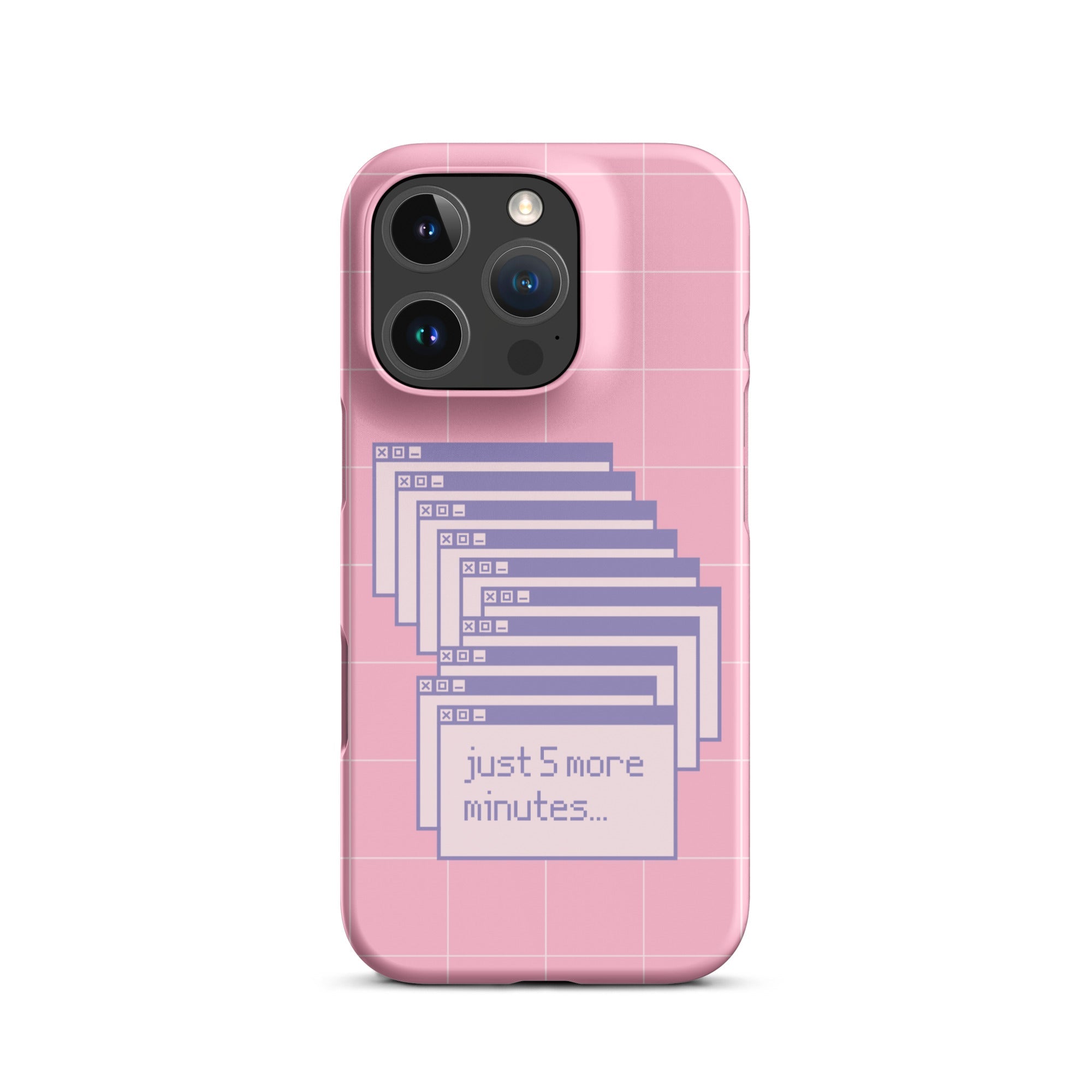 "Just 5 More Minutes" iPhone Snap Case - Phone Case - Lufora