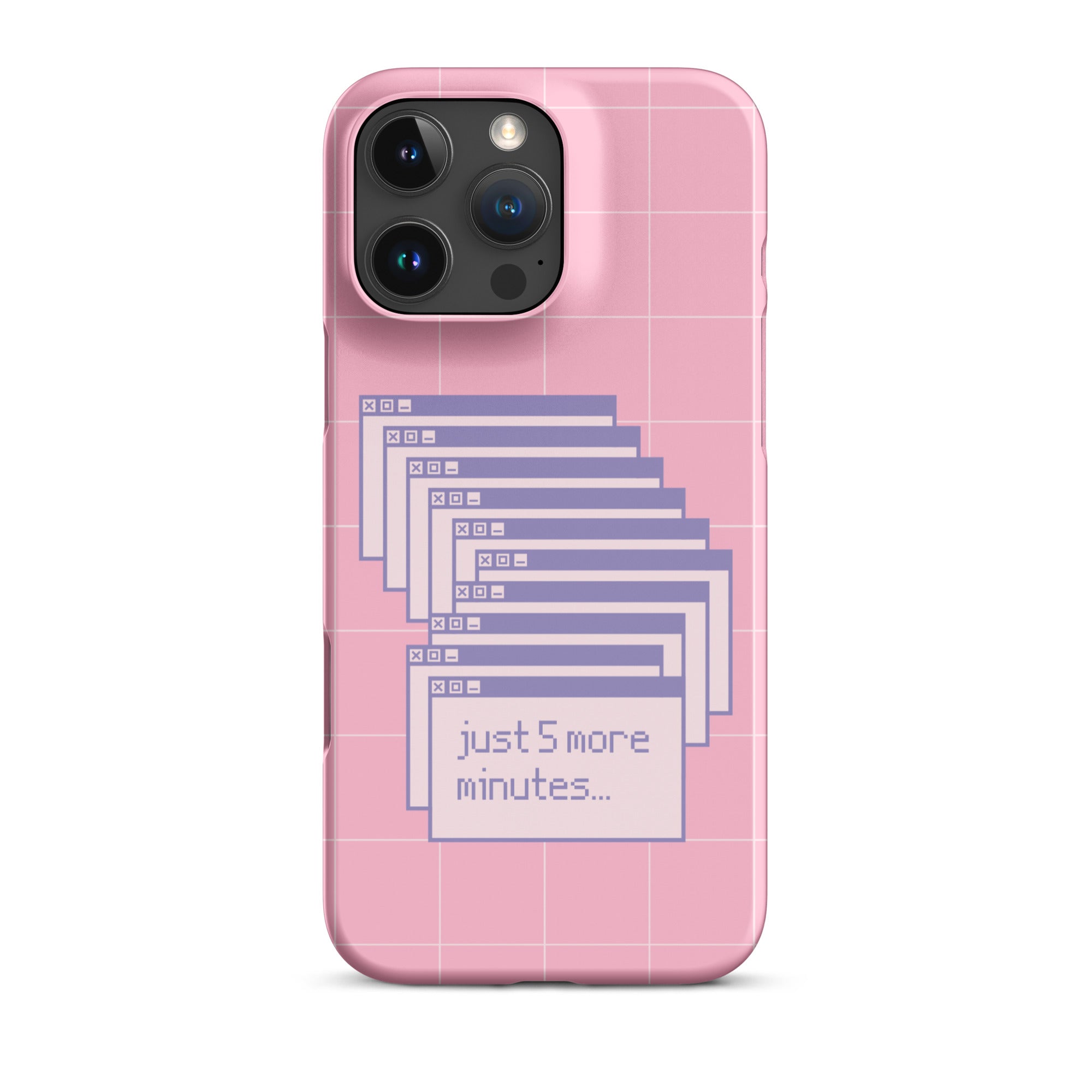 "Just 5 More Minutes" iPhone Snap Case - Phone Case - Lufora