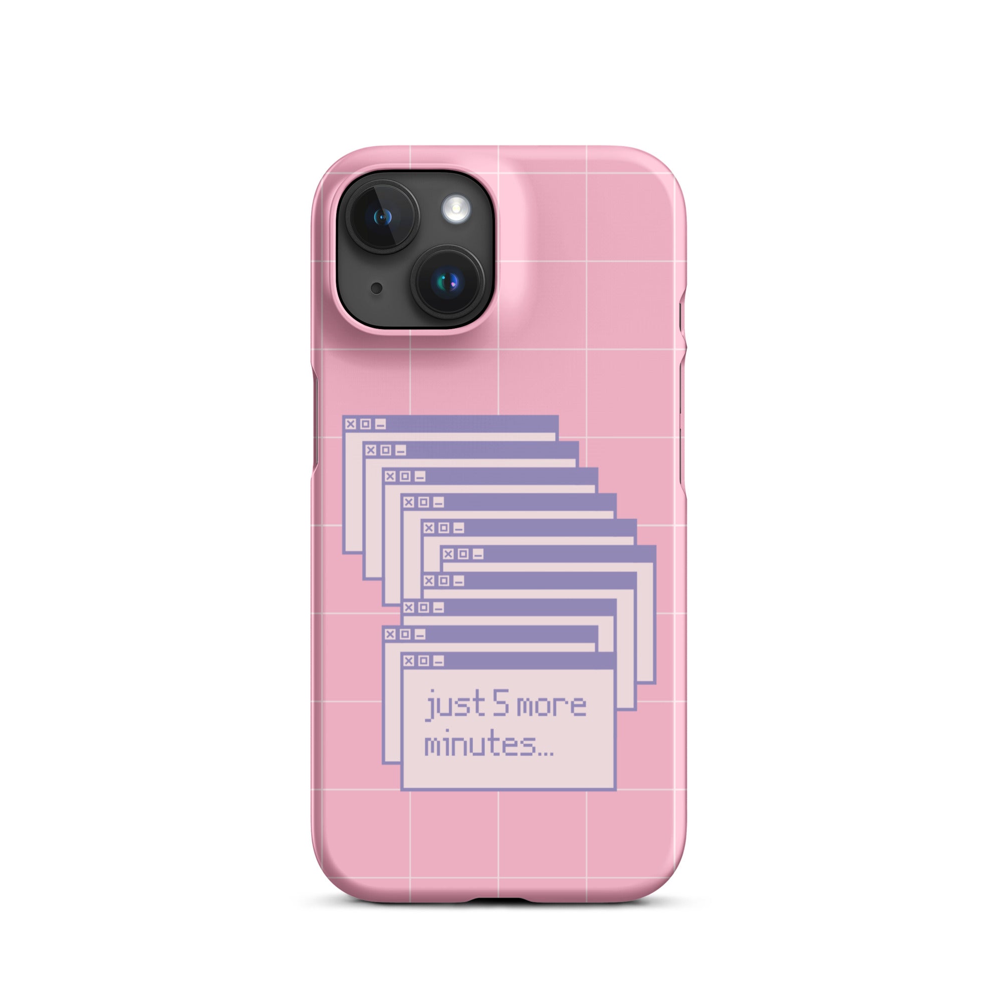 "Just 5 More Minutes" iPhone Snap Case - Phone Case - Lufora