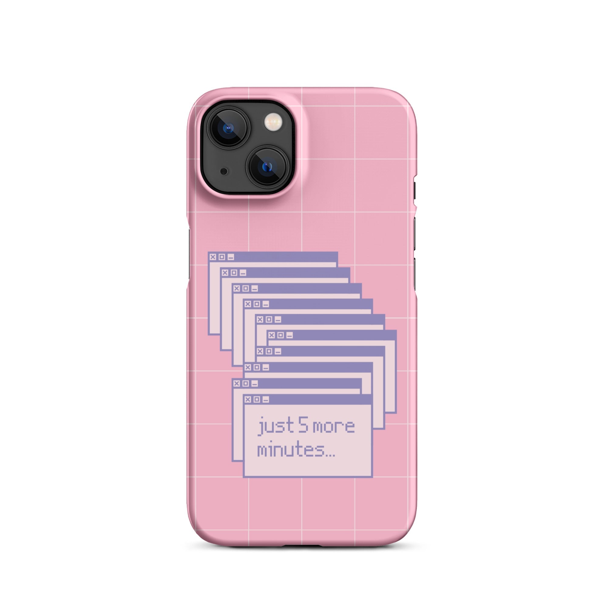 "Just 5 More Minutes" iPhone Snap Case - Phone Case - Lufora