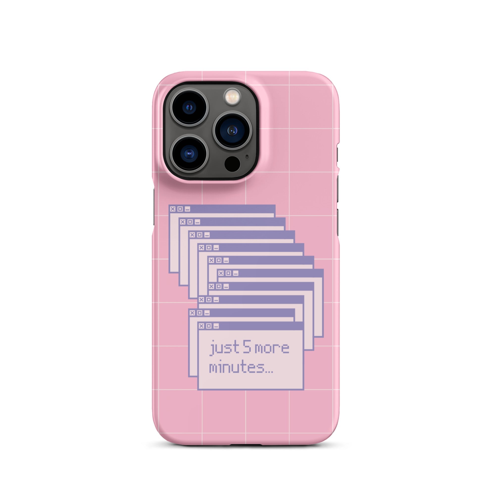 "Just 5 More Minutes" iPhone Snap Case - Phone Case - Lufora