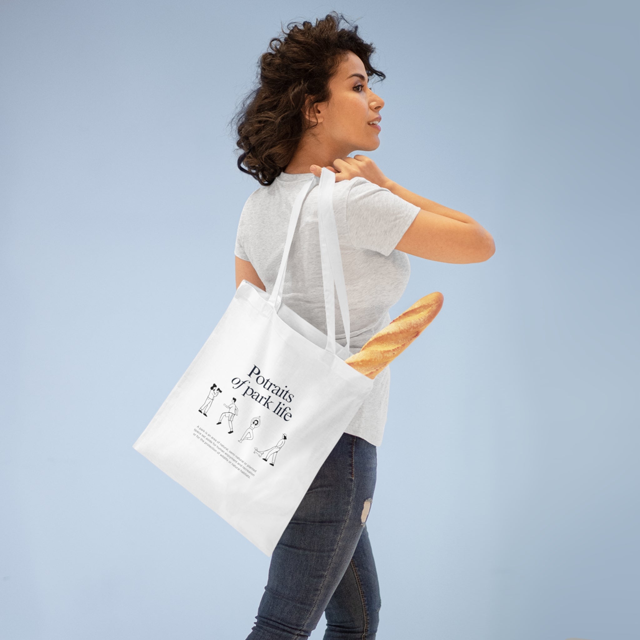 "Portraits of Park Life" Unisex Tote Bag - Bags - Lufora