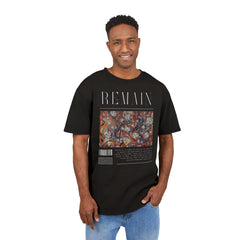 "Remain" Unisex Oversized T-Shirt - T-Shirt - Lufora