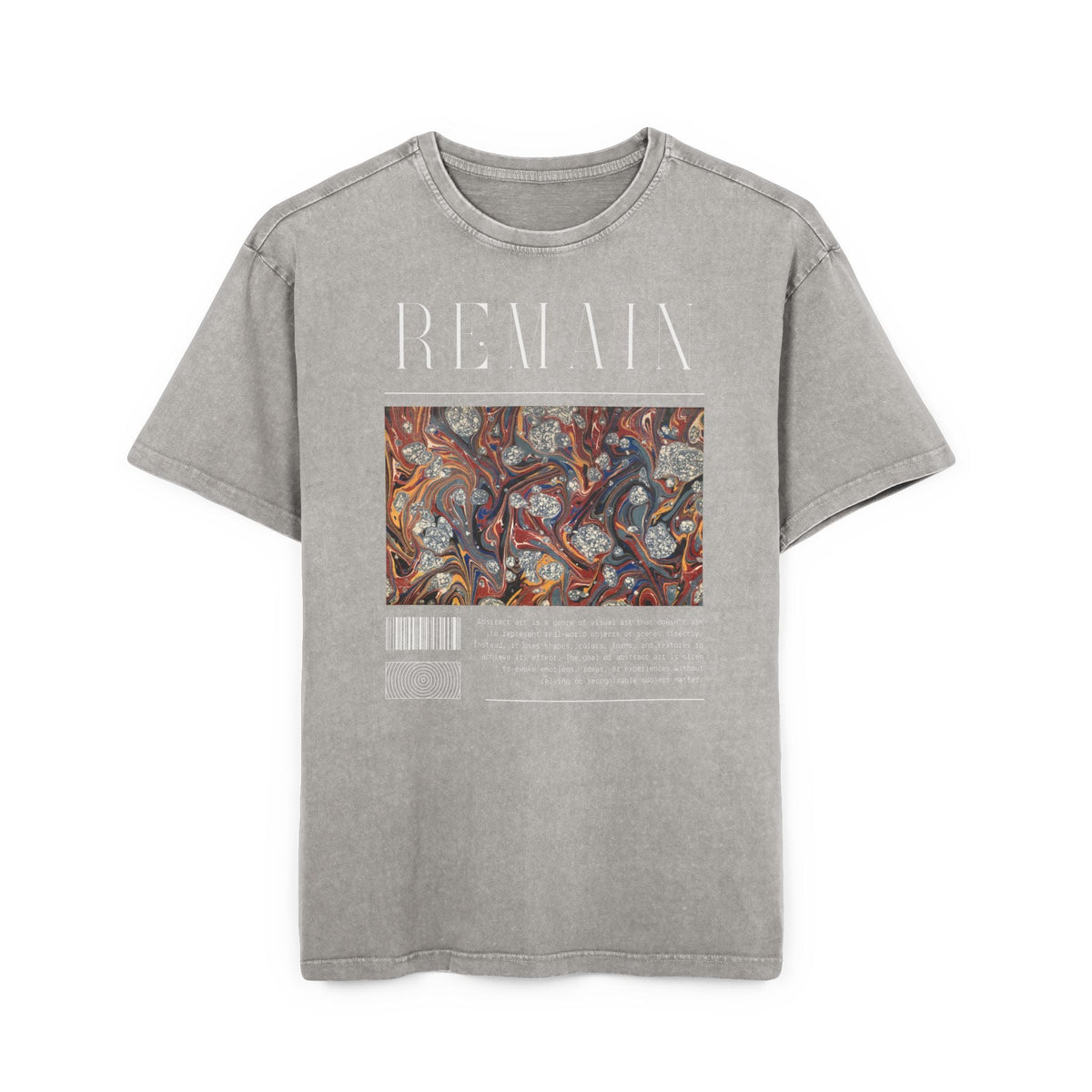 "Remain" Unisex Oversized T-Shirt - T-Shirt - Lufora