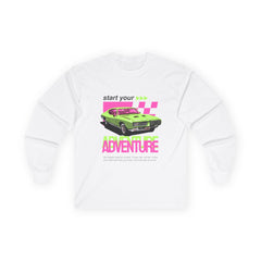 "Start Your Adventure" Unisex Oversized Long Sleeve - Long - sleeve - Lufora