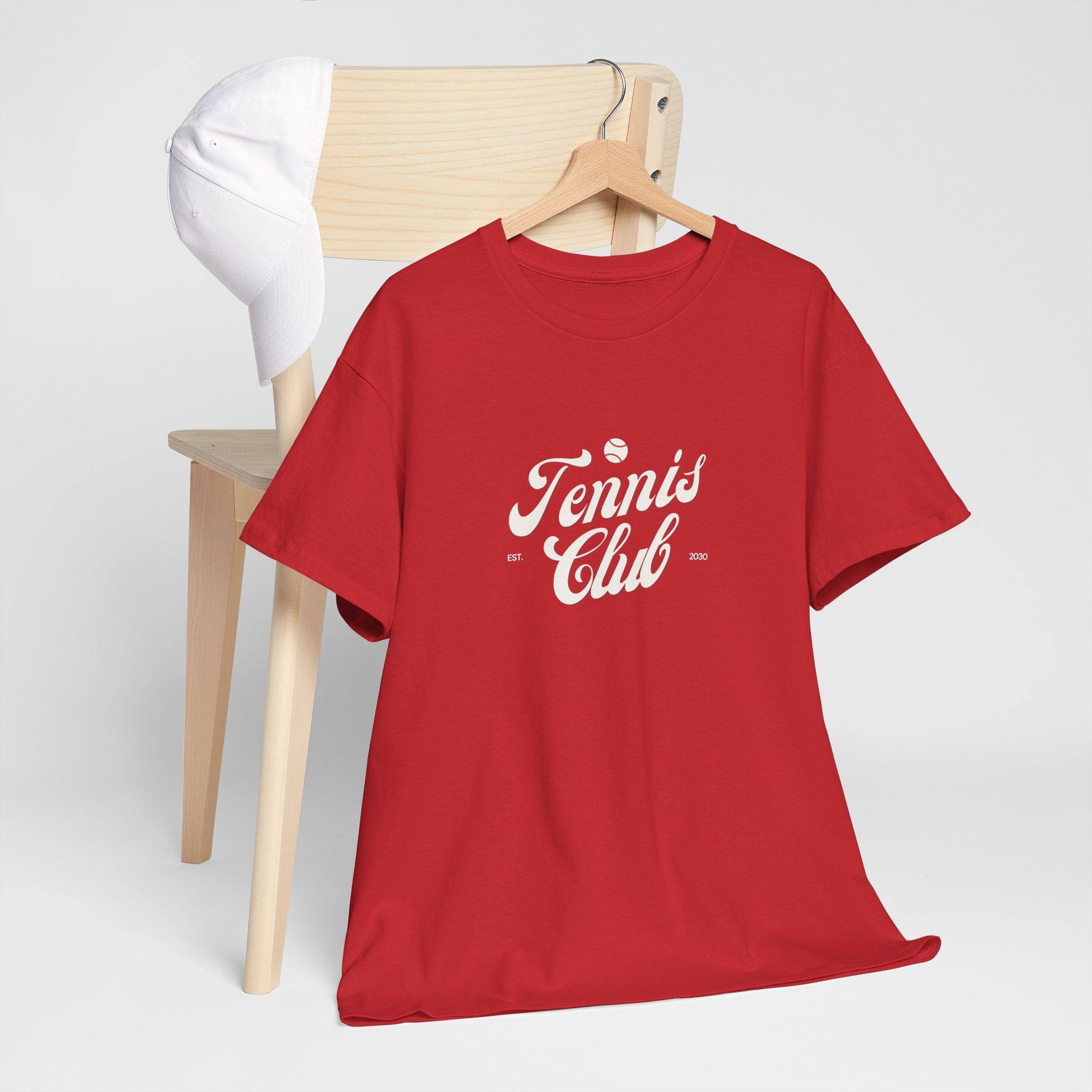 "Tennis Club" Unisex Oversized T-Shirt - T-Shirt - Lufora