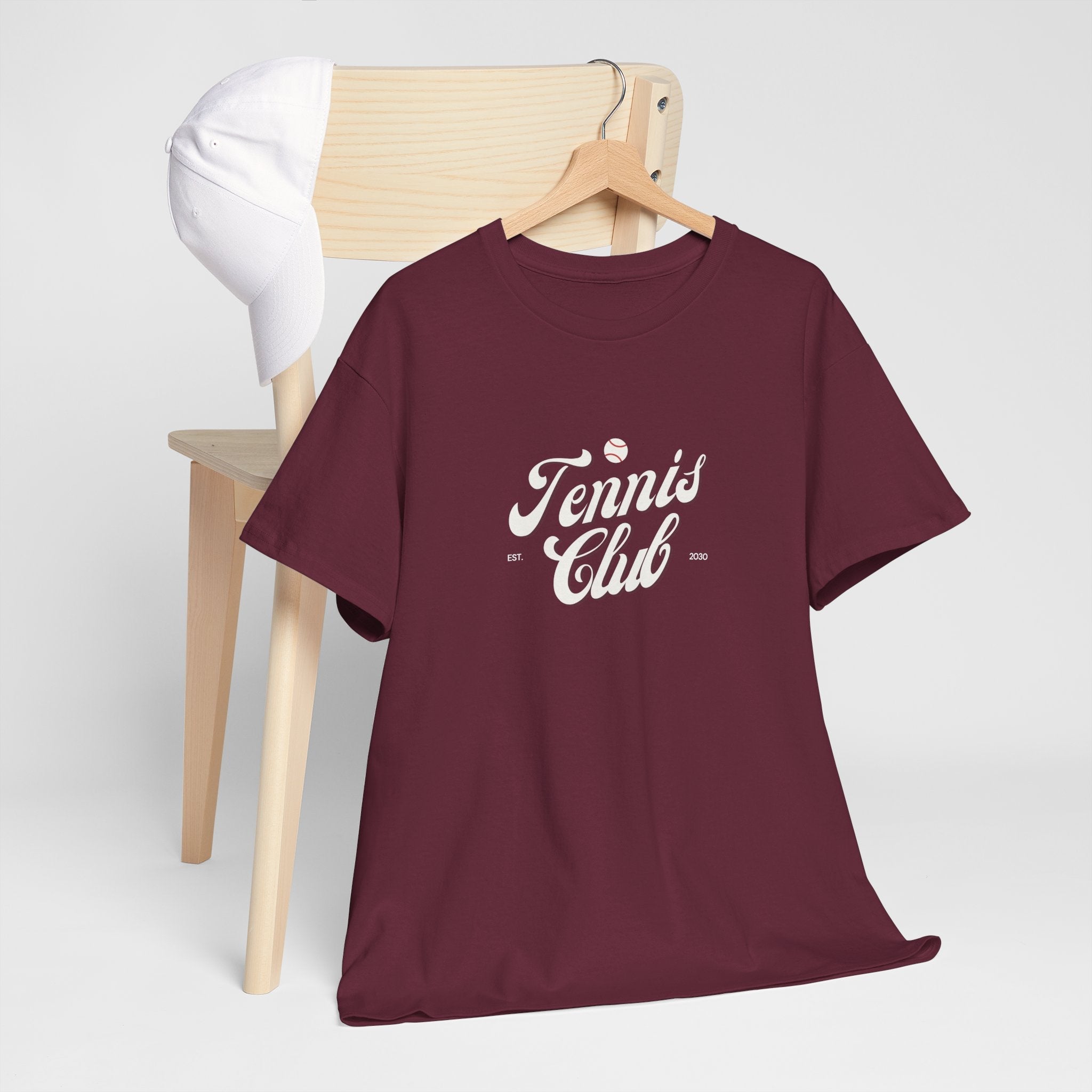 "Tennis Club" Unisex Oversized T-Shirt - T-Shirt - Lufora